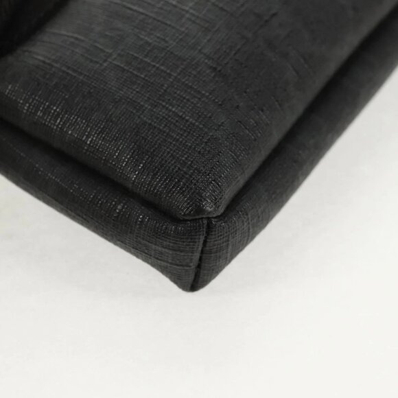 GUCCI GG Supreme Waist bag PVC Black Silver 161833 Auth 146624V - Picture 3 of 16